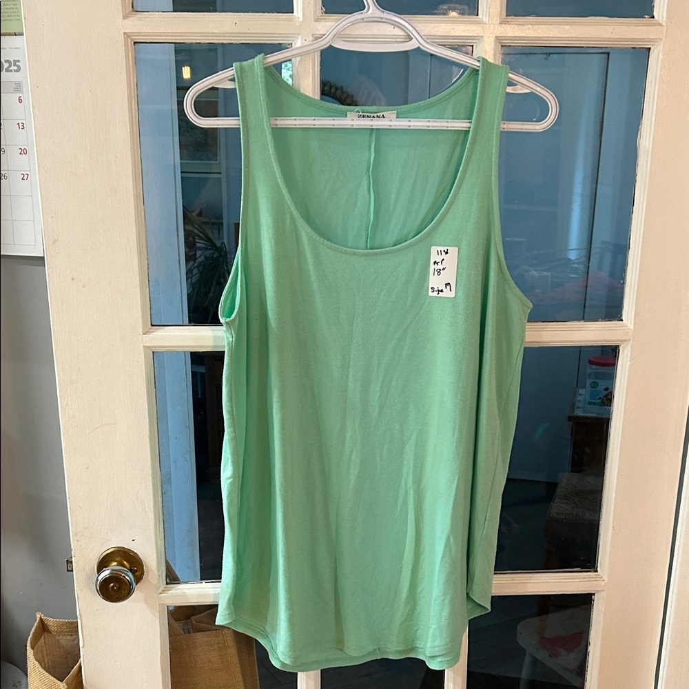 118.  Mint Green Sleeveless Top